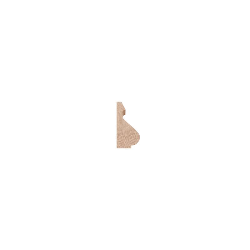 WM163: Americraft Finger-Joint Pine Base Cap Moulding