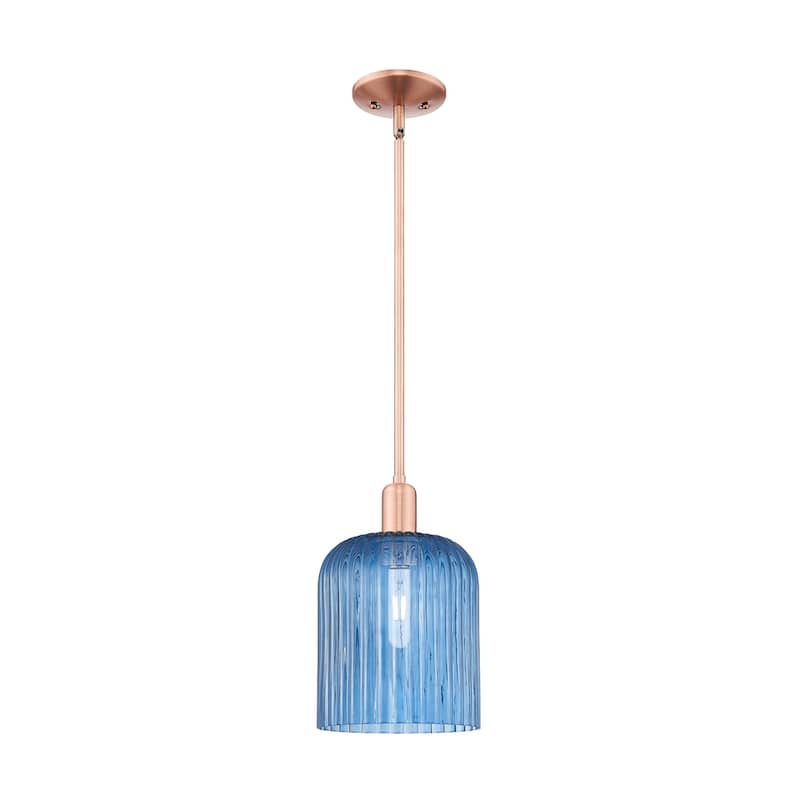 Innovations Lighting Endless Possibilities Arcadia - Bridal Veil - 1 Light 8" Stem Hung Mini Pendant