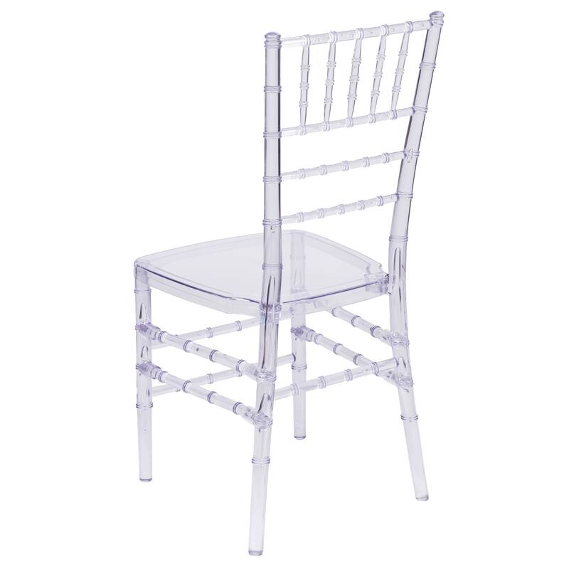 Crystal Ice Stacking Chiavari Chair (Set of 2) - N/A
