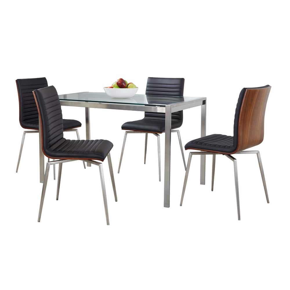 Strick & Bolton Forrest Tyra 5-Piece Dining Set with Swivel