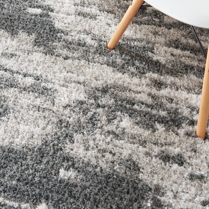 Nourison Dreamy Shag Contemporary Urban Abstract Area Rug