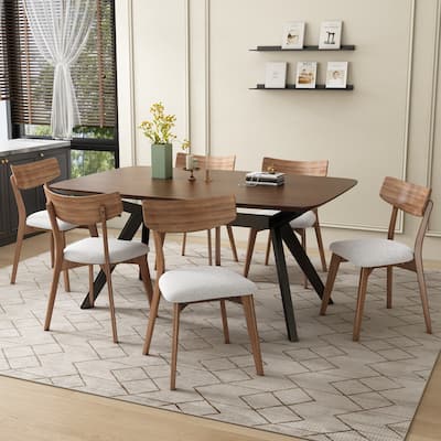 Christopher Knight Home - Bergerac Wood Modern Dining Set