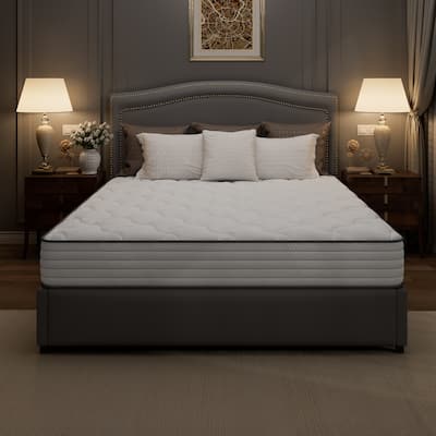 IFLUOUS 10 in. Medium Cool Gel Memory Foam Mattress with CertiPUR-US, SGS and OEKO-TEX