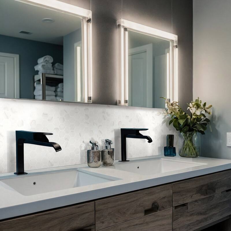 Ackland AKN-P-BE2X2HXP-CA Beldale - 12" x 12" Porcelain Geometric