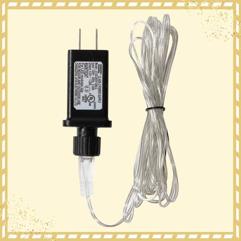 Golden Wing Angel Christmas Decoration With Light - White