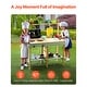 preview thumbnail 26 of 26, UIMOSO Mud Kitchen for Kids, Wooden Toy Play Kitchen Set, Outdoor Toddler Grocery Store Playset, Pretend Play Kitchen