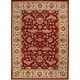 preview thumbnail 2 of 0, Hand-tufted Kaiser Burgundy Wool Area Rug - 8' x 11' - 8' x 11'
