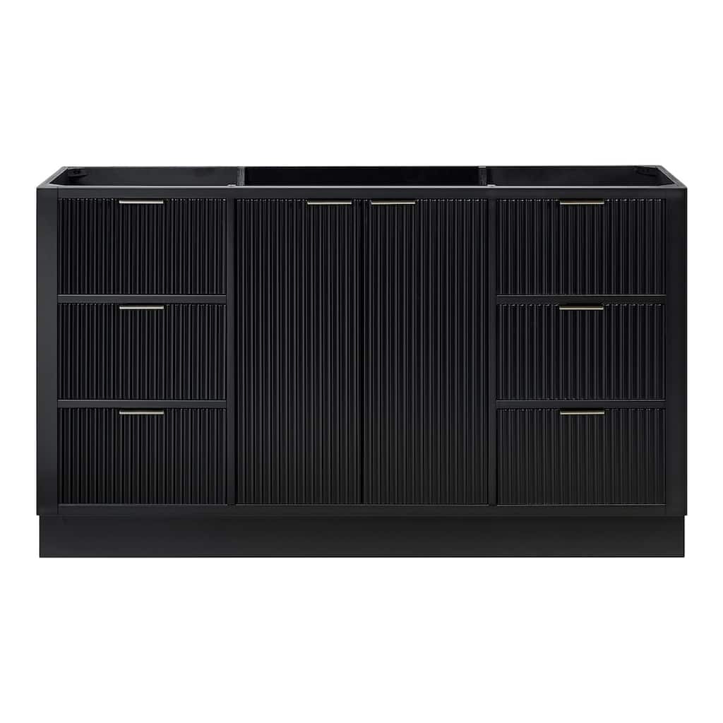 Ariel P60-BC Milan 60" Single Free Standing Vanity Cabinet