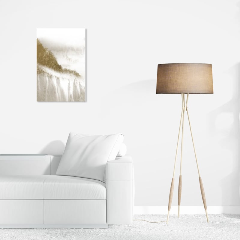 Wynwood Studio Canvas Abstract Imanbek Gold and Metallic Gold Modern & Contemporary Wall Art Canvas Print - 24 x 16