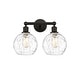 preview thumbnail 28 of 28, Innovations Lighting Athens Water Glass - 2 Light 17" Bath Vanity Light Clear/Oil Rubbed Bronze