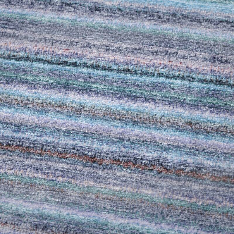 Premium Machine Washable Casual Stripes Sherpa Throw Blanket