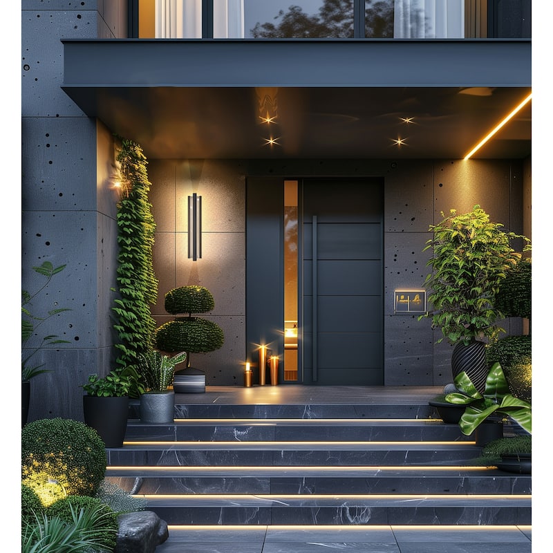 The Great Outdoors 77201-L Hvar 24" Tall ADA LED Outdoor Wall Sconce