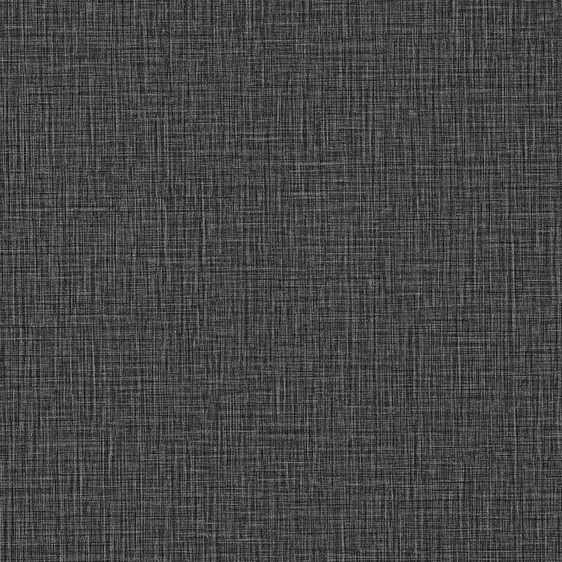Advantage Eagen Black Linen Weave Wallpaper