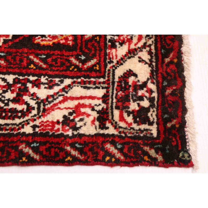 ECARPETGALLERY Hand-knotted Andelz Red Wool Rug - 2'6 x 11'8