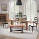 Option Antique Black Chairs and Bench