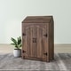 preview thumbnail 15 of 19, DH BASIC Jody Farmhouse Adjustable 4-Shelf Double-Door Shoe Cabinet with Lift-top Storage by Denhour