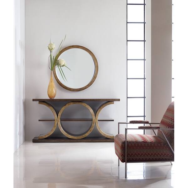 Hooker Furniture 638 85219 66 1 4 Long Hardwood Console Table From The Melange Presidio Collection Overstock 18847729