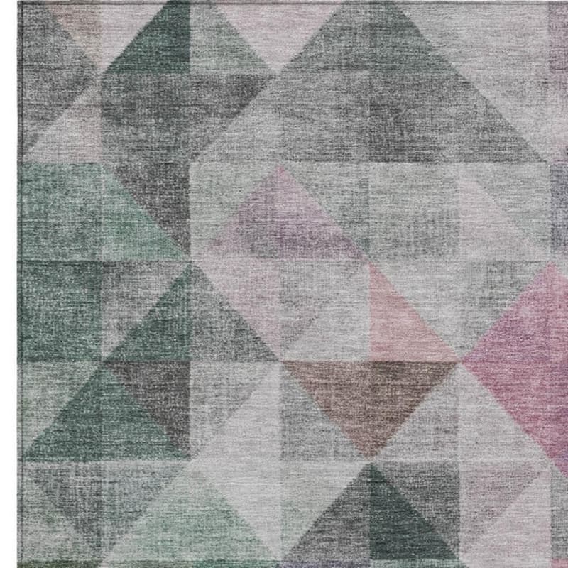 HomeRoots Geometric Transitional Rectangle Outdoor Rug