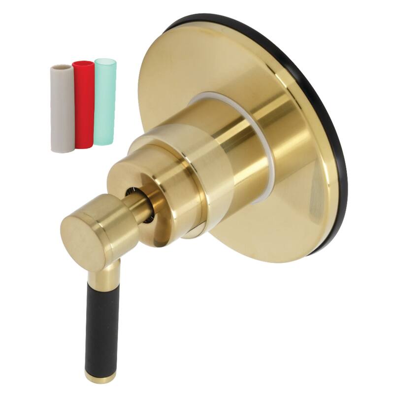 Kingston Brass Kaiser Single Handle 3 Function Diverter Valve Trim - Brushed Brass