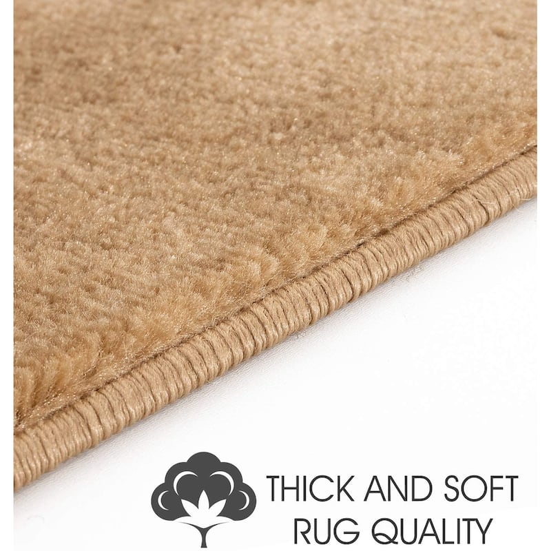 SUSSEXHOME Stair Treads Non-Skid Solid Safety Stair Mat, Landing Rug