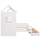 preview thumbnail 5 of 16, Dual Twin Size Platform Beds with Canopy Design and Underbed Storage Drawers