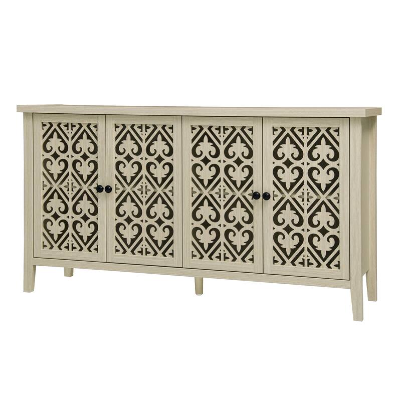 Natural Decorative Cabinet Sideboard Coffee Cabinet Hallway Cabinet