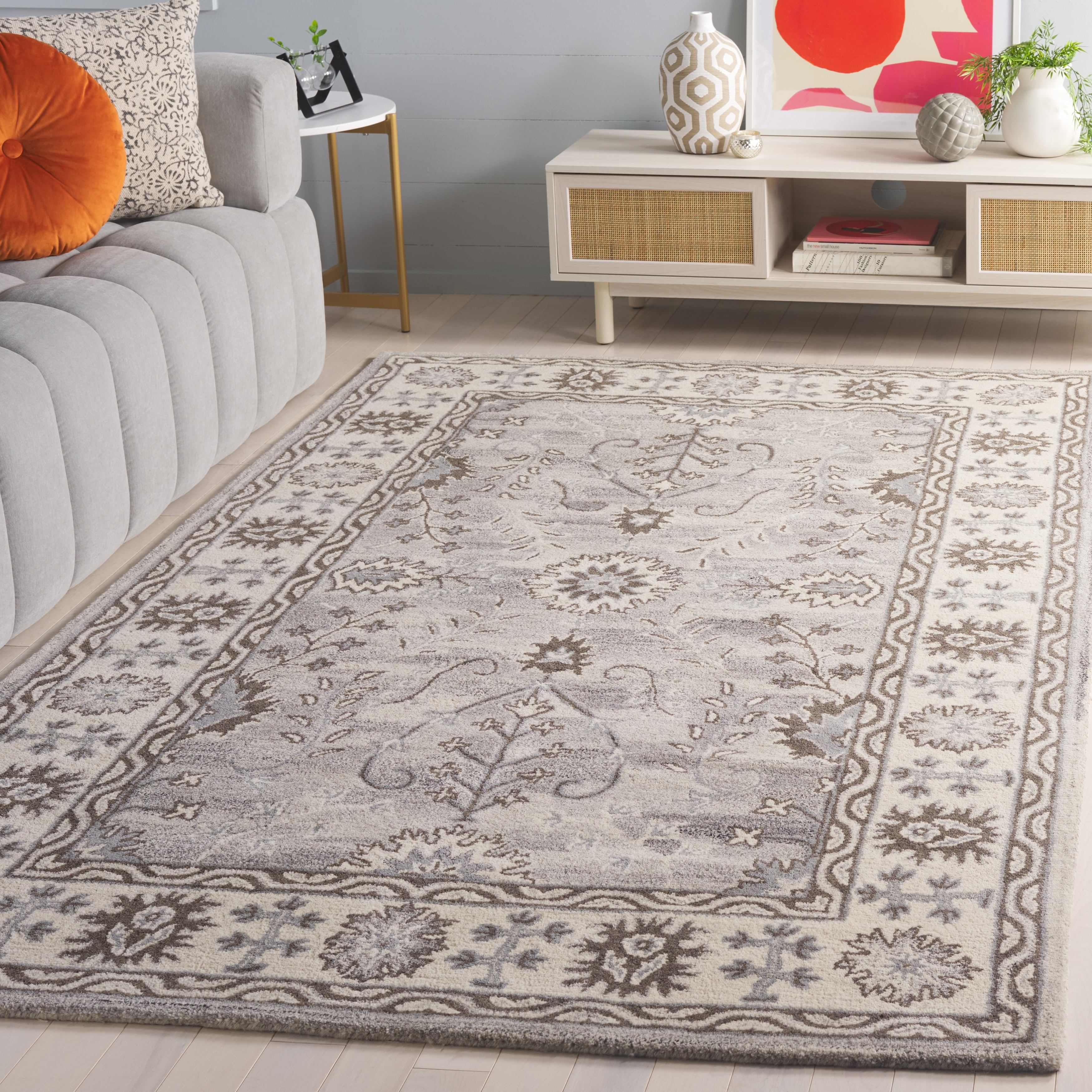 SAFAVIEH Handmade Wyndham Concepcio Modern Wool Rug