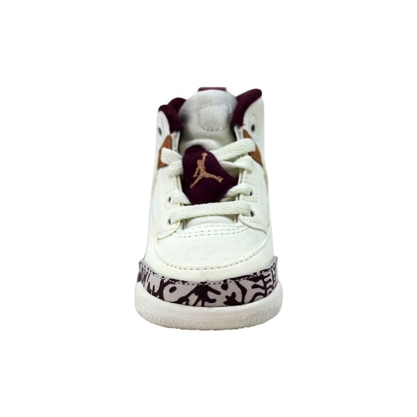 Jordan Spizike GT Toddlers Basketball Shoes Sail//Bordeaux-Metallic Red Bronze 684932-132