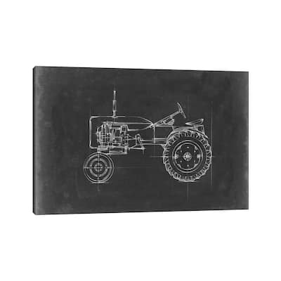 iCanvas "Tractor Blueprint III" by Ethan Harper Canvas Print