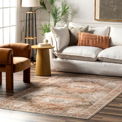 Nuloom Emerson SpinClean Persian Machine Washable Area rug