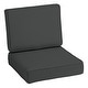 preview thumbnail 34 of 80, Arden Selections ProFoam Acrylic Deep Seat Cushion Set 1 Count - Slate Grey Acrylic