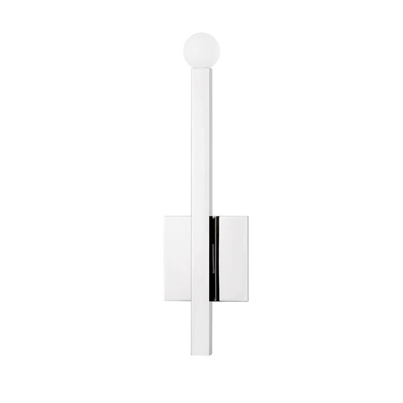 Mitzi by Hudson Valley Dona 1-Light Wall Sconce - Polished Nickel