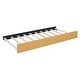 preview thumbnail 37 of 98, L-Shaped Backrest Daybed Upholstered Daybed Frame Classic Wood Slats Design with 2 Storage Drawers or Trundle, Full Size