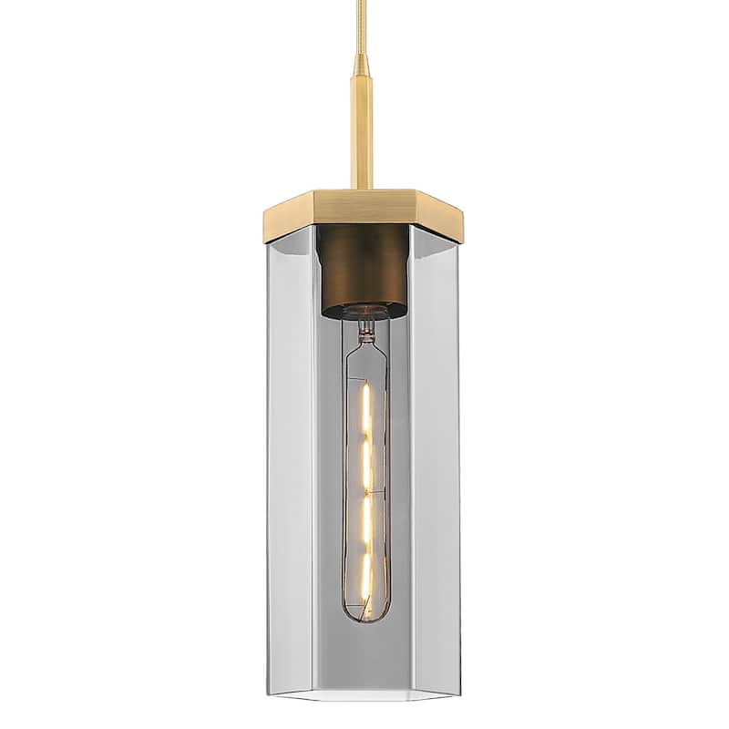 Innovations Lighting 463-1P-G463-12SM Blakeley 5" Wide Cord Hung Mini - Brushed Brass