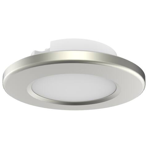 4 inch LED Surface Mount Fixture CCT Selectable 3K/4K/5K Brushed Nickel - Brushed Nickel