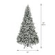 preview thumbnail 8 of 11, Maypex Lighted Flocked Green Spruce Artificial Christmas Tree