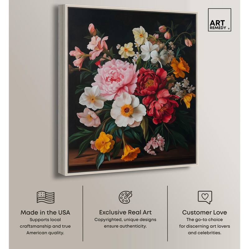 Violet Vignette II Canvas by Art Remedy