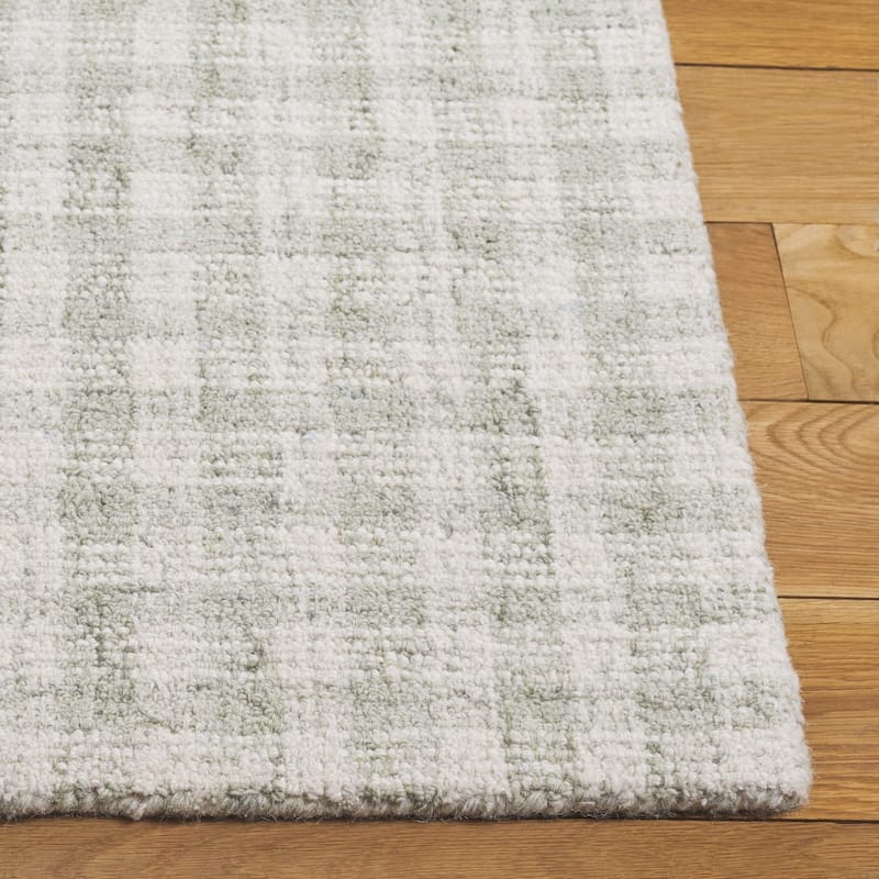 SAFAVIEH Handmade Ebony Katarin Contemporary Wool Rug