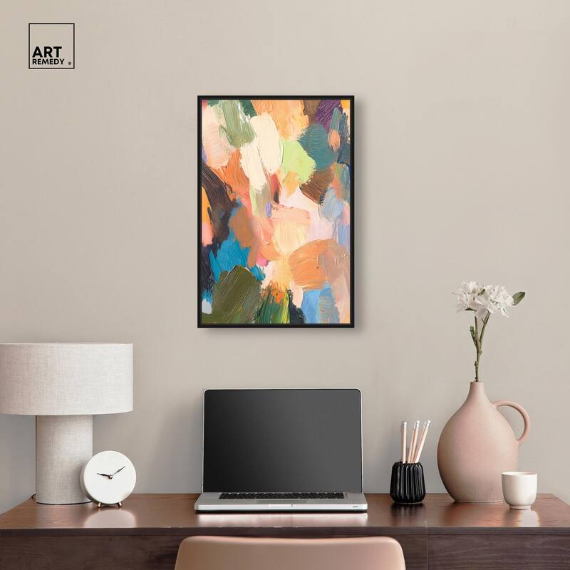 Chromatic Surge III Canvas by Art Remedy