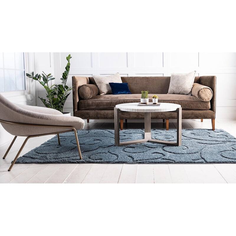 Shag Milson Collection Area Rug