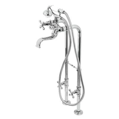 Kingston Brass Freestanding Clawfoot Tub Faucet Package with Supply Line
