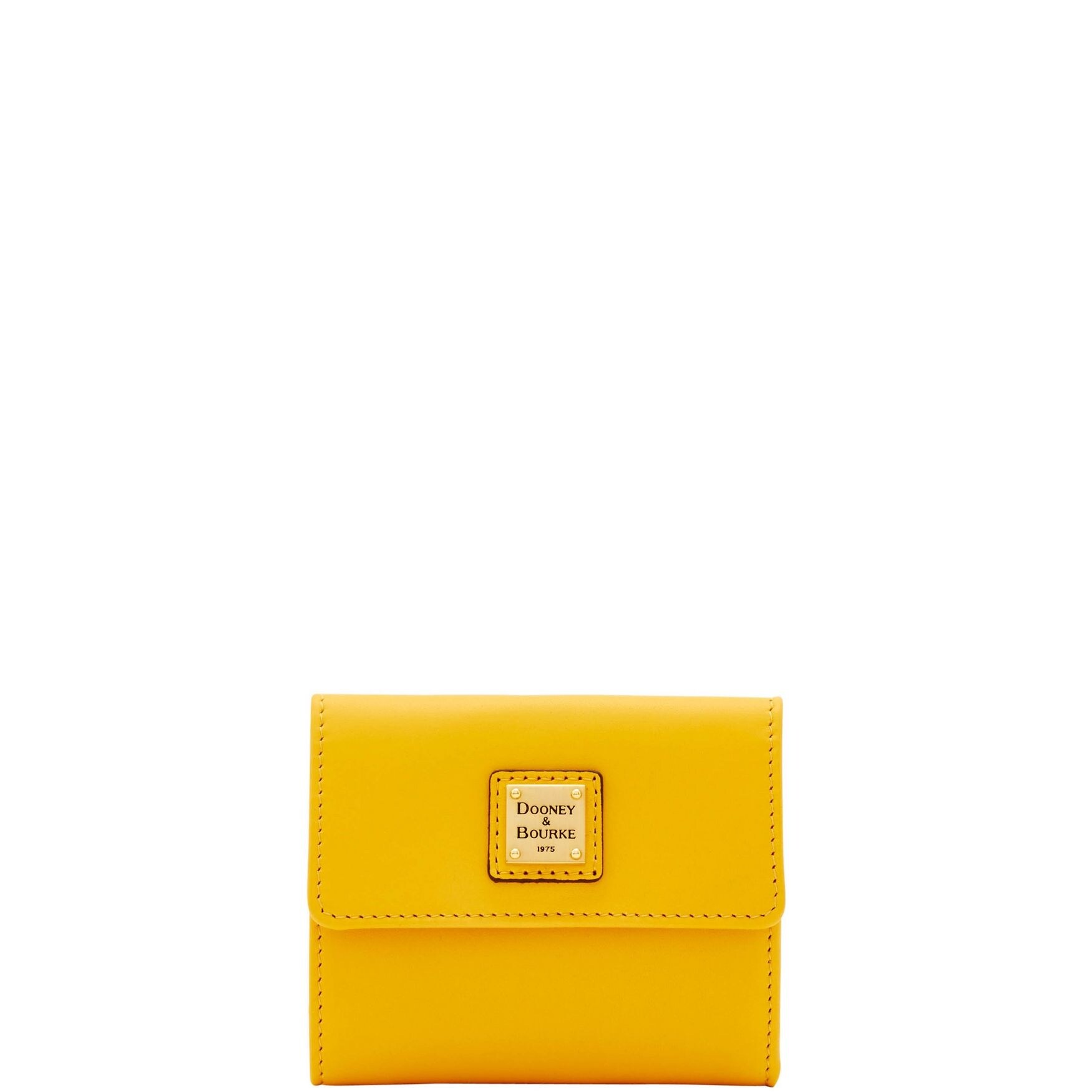yellow dooney and bourke wallet