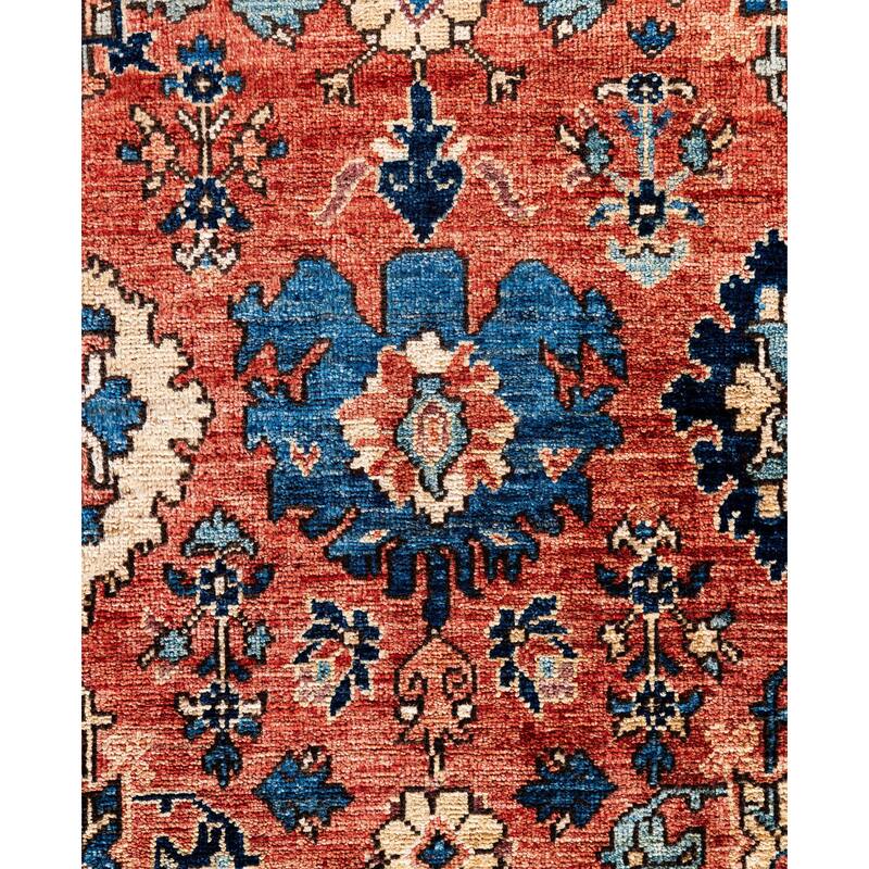 Serapi One-of-a-Kind Hand-Knotted Area Rug - Red - 9' 3" x 11' 10"