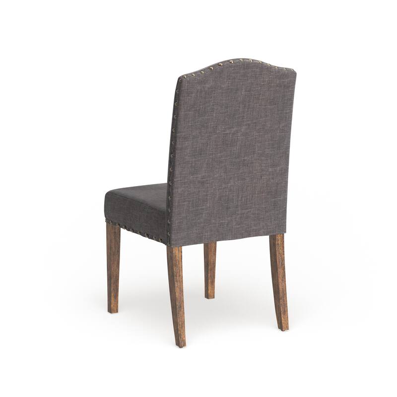 Yoss Traditional Fabric Dining Chairs (Set of 2) by Furniture of America