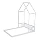preview thumbnail 20 of 95, House-shaped Roof Headboard Floor Bed without slats