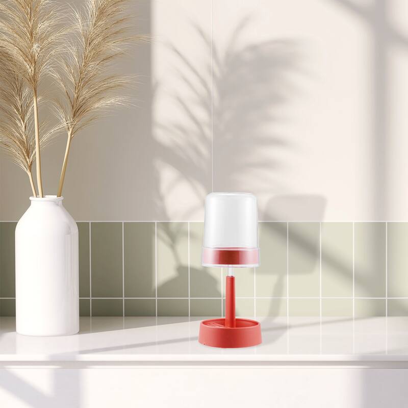 1 Pcs Toothbrush Holder with Cover Electric Toothbrush Holder 10.63" - Red