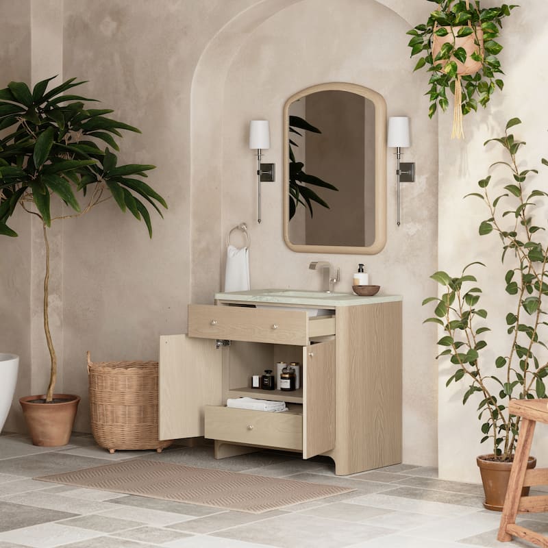 Gracyn 36" Single Vanity, Coastal Driftwood - 36