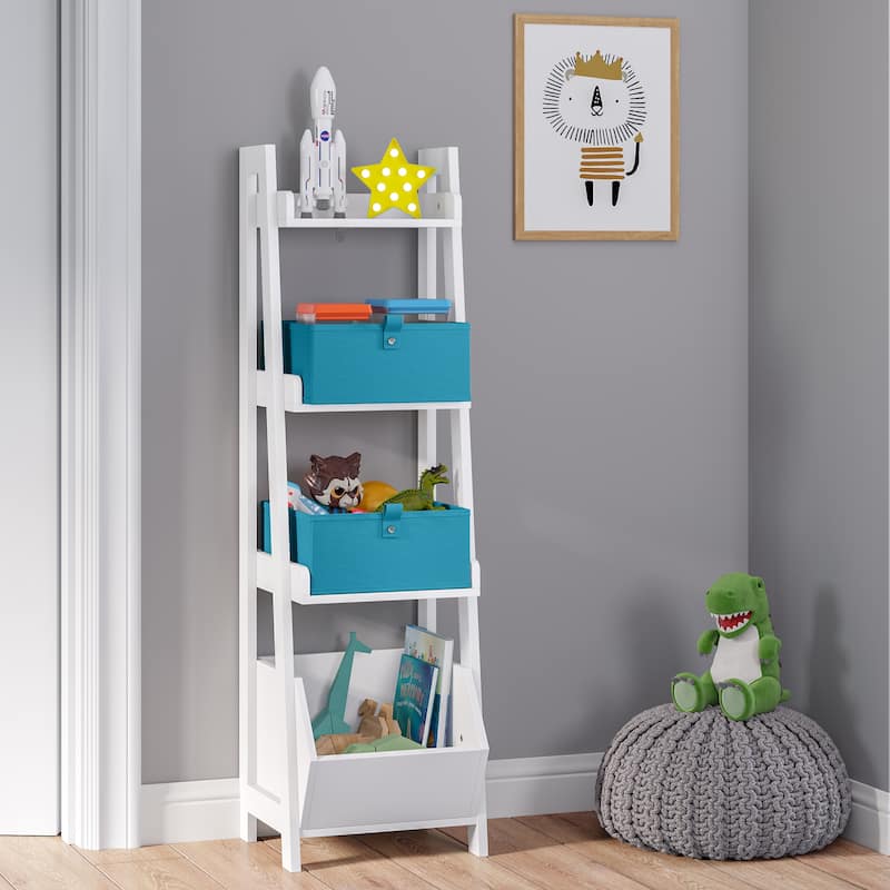 RiverRidge Kids 2pc 5" Fabric Collapsible Storage Cube Organizers for Playroom Organization