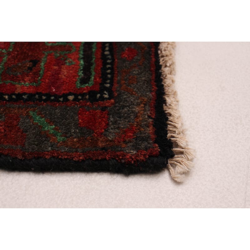 ECARPETGALLERY Hand-knotted Konya Anatolian Black, Red Wool Rug - 4'8 x 10'8