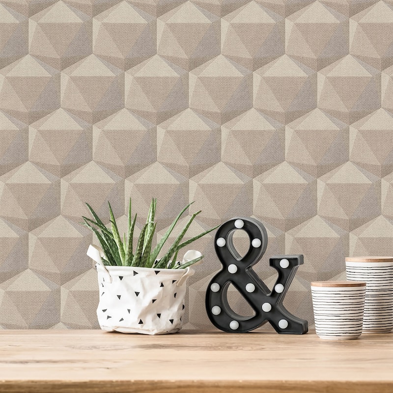 Galerie Wallcoverings Fusion Collection Geometric Motif Non-woven Matte Wallpaper Roll